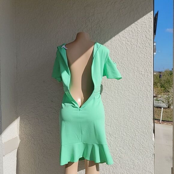 BRAND NEW LONDON TIMES  COLD SHOULDER FLOUNCE  GUEST DATE NIGHT OCCASION DRESS - Picture 7 of 12